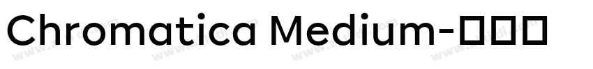 Chromatica Medium字体转换